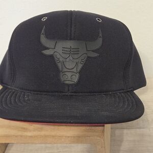 Mitchell & Ness Black NBA Chicago Bulls Clip back Mens Size one size fits all os